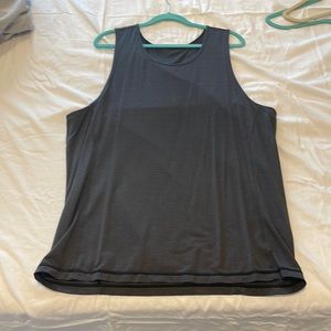 Black/grey lululemon tank top